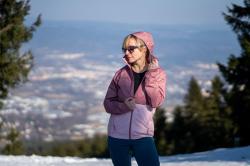 Husky Luma L pink dámská ultralehká bunda