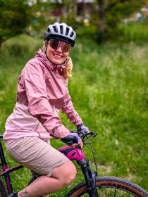 Husky Luma L pink dámská ultralehká bunda