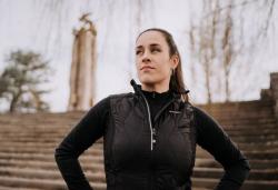 Husky Nimesie L light purple dámská vesta