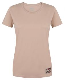Husky Tee Base L beige dámské bavlněné triko