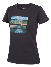 Husky Tee Flo L dark grey dámske bavlnené tričko Husky Tee Flo L dark grey dámske bavlnené tričko