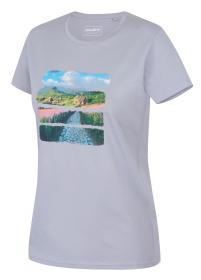 Husky Tee Flo L light blue dámske bavlnené tričko Husky Tee Flo L light blue dámske bavlnené tričko