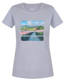 Husky Tee Flo L light blue dámské bavlněné triko