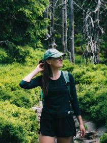 Husky Tee Loba L black dámské bavlněné triko