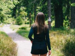 Husky Tee Loba L black dámské bavlněné triko