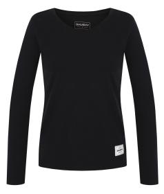 Husky Tee Loba L black dámske bavlnené tričko