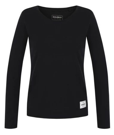 Husky Tee Loba L black dámské bavlněné triko