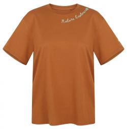 Husky Tee Nature L brown dámské bavlněné triko