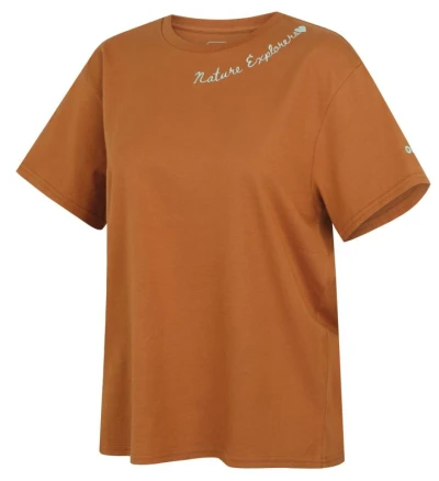 Husky Tee Nature L brown dámské bavlněné triko Husky Tee Nature L brown dámské bavlněné triko