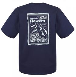 Husky Tee Stamp L dark blue dámské bavlněné triko