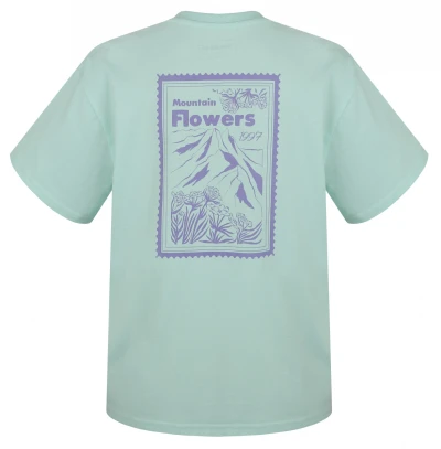 Husky Tee Stamp L light mint dámské bavlněné triko
