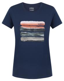 Husky Tee Vane L dark blue dámské bavlněné triko