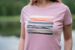 Husky Tee Vane L light pink dámské bavlněné triko