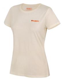 Husky Tee Walker L beige dámské bavlněné triko