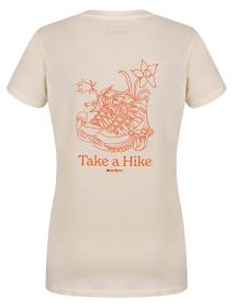 Husky Tee Walker L beige dámské bavlněné triko