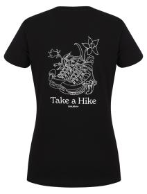 Husky Tee Walker L black dámské bavlněné triko