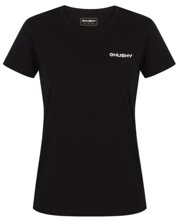 Husky Tee Walker L black dámské bavlněné triko