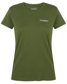 Husky Tee Walker L green dámské bavlněné triko