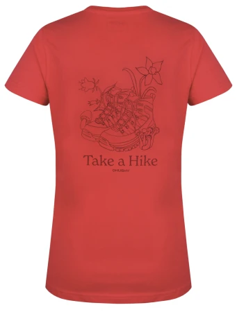 Husky Tee Walker L pink dámské bavlněné triko