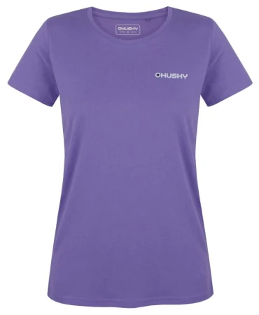 Husky Tee Walker L purple dámské bavlněné triko