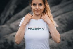 Husky Tee Wild L black dámské bavlněné triko