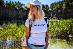 Husky Tee Wild L black dámské bavlněné triko