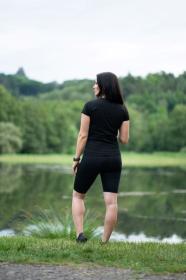 Husky Tee Wild L black dámske bavlnené tričko