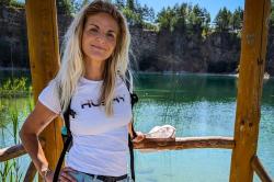 Husky Tee Wild L black dámske bavlnené tričko