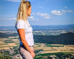 Husky Tee Wild L black dámske bavlnené tričko