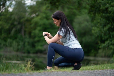 Husky Tee Wild L black dámské bavlněné triko