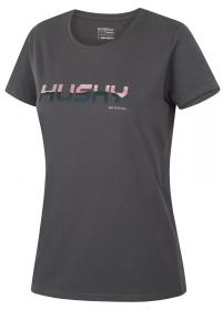 Husky Tee Wild L dark grey dámske bavlnené tričko Husky Tee Wild L dark grey dámske bavlnené tričko