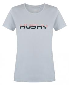 Husky Tee Wild L light grey dámské bavlněné triko