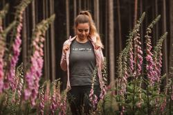 Husky Tee Wild L light grey dámské bavlněné triko