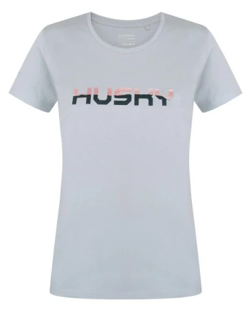 Husky Tee Wild L light grey dámské bavlněné triko