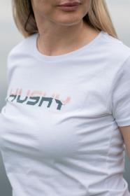 Husky Tee Wild L white dámské bavlněné triko