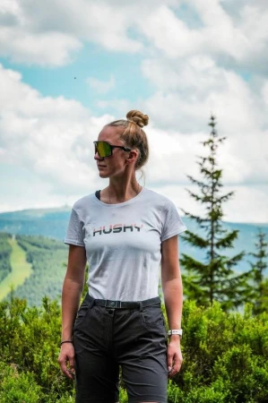 Husky Tee Wild L white dámské bavlněné triko