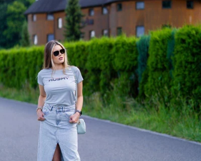 Husky Tee Wild L white dámské bavlněné triko