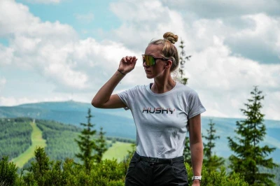 Husky Tee Wild L white dámské bavlněné triko