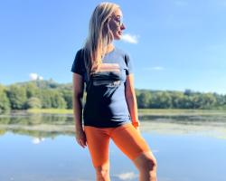 Husky Dalu L black dámské běžecké kraťasy