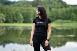 Husky Dalu L light blue dámské běžecké kraťasy