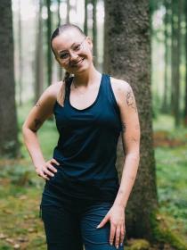 Husky Tao L black dámské funkční tílko