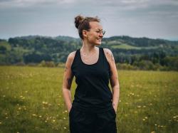 Husky Tao L black dámské funkční tílko