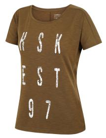Husky Tingl L tm. khaki dámské funkční triko Husky Tingl L tm. khaki dámské funkční triko