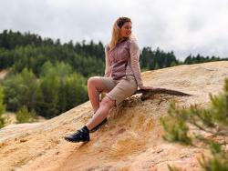 Husky Kiani L beige dámské kraťasy