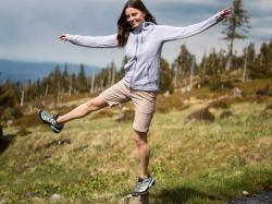 Husky Kiani L beige dámské kraťasy