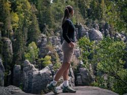 Husky Kiani L beige dámské kraťasy