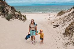 Husky Kiani L beige dámské kraťasy