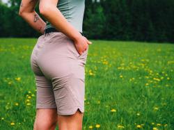 Husky Kiani L beige dámské kraťasy