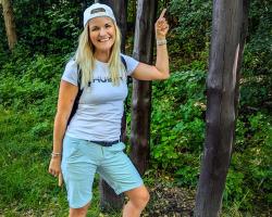 Husky Kiani L beige dámské kraťasy