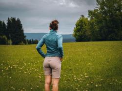 Husky Kiani L light green dámské kraťasy